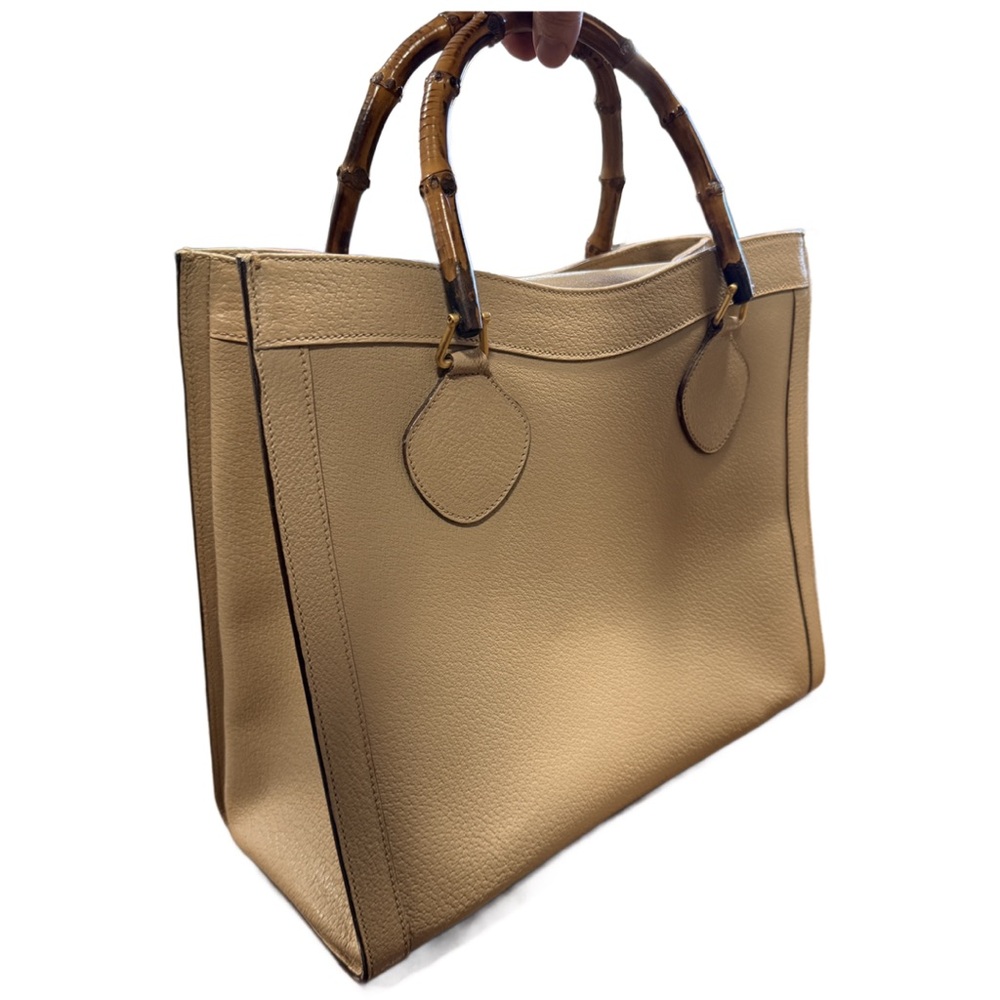 Gucci Diana Beige Leather Tote - Picture 3 of 14
